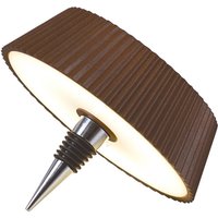 Mantra Iluminación Lampe de table LED Relax, corten, porte-bouteille, lampe à poser LED