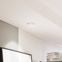 Arcchio LED downlight Zarik, white, 4,000K
