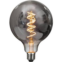 LED-Globelampe E27 2W G125 Decoled Spiral Smoke