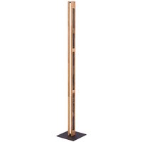 Elobra Chile 4-sided LED floor lamp, oak/coloured slate, 150 cm