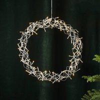 STAR TRADING Couronne LED Curly, blanc chaud, Ø 50 cm