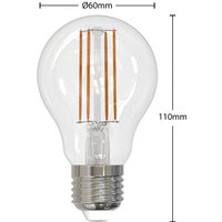 Arcchio LED-filamentlampa E27 6W klar 2.700K dimbar uppsättning om 2