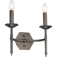 Elstead Vägglampa Crown 2 lampor