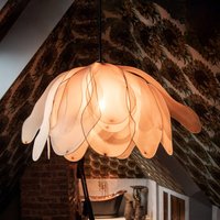 By Rydéns Lou Lou pendant light, natural, Ø 80 cm, fabric
