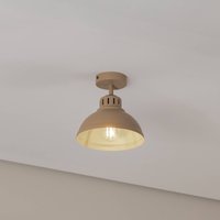 Luminex Plafonnier Sven, à 1 lampe, beige, acier