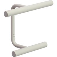 Wandgarderobe Flip, hellgrau, Breite 20 cm, Metall