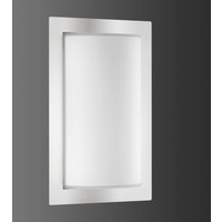 LCD LED-utomhusvägglampa Luis, stål, rörelsevakt