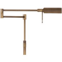 HighLight LED-golvlampa New Bari, brons, höjd 180 cm, metall, dimmer