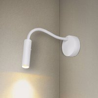 SLV Karpo Goose LED wall light, dimmable, white