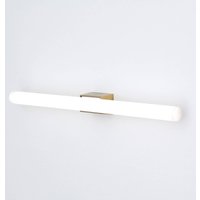 ORION Visagist LED mirror light, antique brass mount