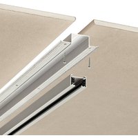 Trio Lighting Profilé d'encastrement pour système biphasé DUOline, aluminium