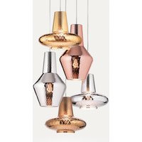 AILATI Hänglampa Romeo 130 cm roséguld metallic