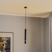 Luminex Hänglampa Rondo svart/krom, 1 lampa