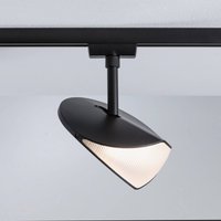 Paulmann URail track spotlight Alejandro black 3,000K dimmable