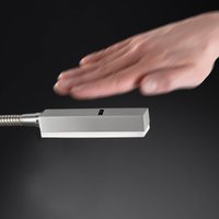 FISCHER and HONSEL Raik LED wall light with gesture control, alu