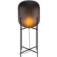 pulpo floor lamp Oda In Between, smoke grey etched/black