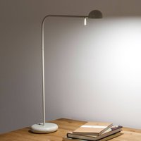 Vibia Pin 1655 LED-bordslampa, längd 40 cm, krämfärgad