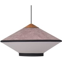 Forestier Cymbal S pendant light, pink, Ø 50 cm, E27