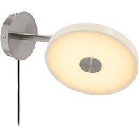 UMAGE LED-vägglampa Asteria Short, vit, stål, stickkontakt