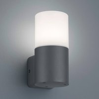 Trio Lighting Hoosic outdoor wall light one-bulb, anthracite