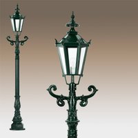 K.S. Verlichting Brighton path light, green, height 95 cm, metal, IP44