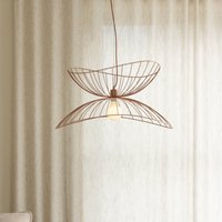 Globen Lighting hänglampa RAY, rosa, Ø 70 cm, metall