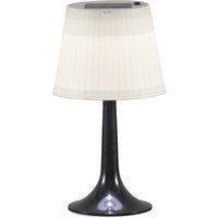 Schwarze LED-Solartischleuchte Assisi Sitra
