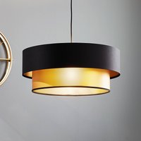 Maco Design Suspension Dorina, noir/or Ø 50cm