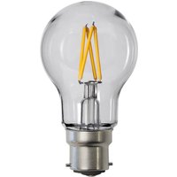 STAR TRADING Ampoule LED à filament, A55, B22, 2,4 W, claire, 2.700 K