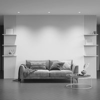 Maytoni inbyggnadslampa Share, vit/guld, Ø 8,5 cm, aluminium, GU10