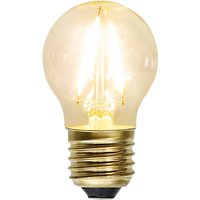 STAR TRADING LED bulb E27 G45 filament 1.5W 2,100 K soft glow