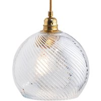 EBB & FLOW Rowan hanging light gold/crystal Ø 22 cm