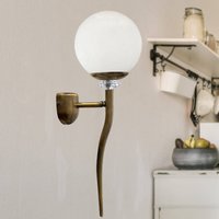 ROYALTECH Glory wall light, brass, metal, height 47 cm