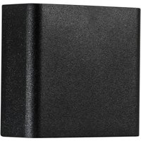 LED-Außenwandlampe KLEIN, schwarz, Breite 11 cm, Kunststoff