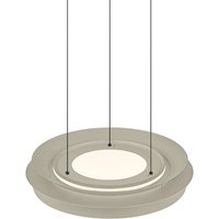 HELL LED-hänglampa Lys, sandfärgad, Ø 45cm, CCT, fjärrkontroll