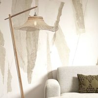 GOOD & MOJO Ibiza floor lamp Ø65cm natural/natural