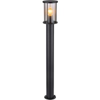 Globo Väglampa Gracey, höjd 100 cm, svart, stål, IP54