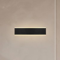 Mantra Iluminación Nelson LED-vägglampa, bredd 30,5cm, svart, CCT, upp/ner
