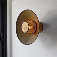 MARKET SET Singapore wall light, khaki/curry