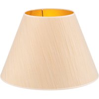 Duolla Lampskärm Sofia Höjd 31 cm, vit/guldrandig