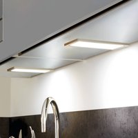 Hera LED under-cabinet lamp Sky Dimmer 2-pack 4,000K stainless steel