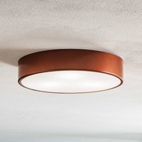 TEMAR LIGHTING Cleo 400 ceiling lamp, copper, sensor, IP20, Ø 40 cm, metal
