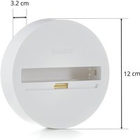 Eutrac Monopoint, surface mounting, 3-phase, white
