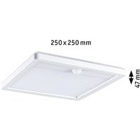 Paulmann LED-utomhusvägglampa Lamina, vit, IP44, sensor