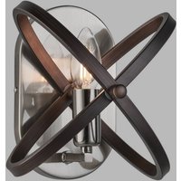 Searchlight Vägglampa Hoopla, tennfärgad