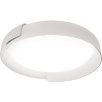 kdln LED ceiling light Dala, white/white, Ø 87 cm, dimmable