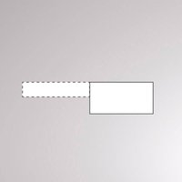Molto Luce End power feed for Volare track, canopy, white