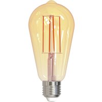 Müller-Licht LED-Rustika, filament, E27, gold-coloured, 7W, 2000K, 650 lumens