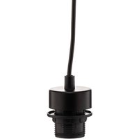 Luminex Arden pendant lamp without lampshade, 1xE27, black