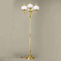 ORION Delia Floor Lamp Four Bulbs Polished Brass